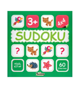 Teleskop Yayıncılık Sudoku 4x4 Yeşil Kitap