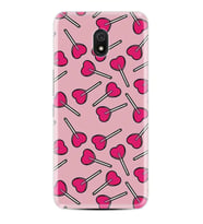 Xiaomi Redmi 8A 8 Pro 9C 9T 10C 11T Pro Kılıf Desenli Silikon Heart Lollipop 1414