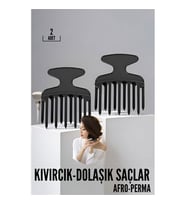 Kıvırcık Saç Açıcı Afro Perma Tarağı