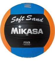 Mikasa VXS-01 Sentetik Deri Plaj Voleybol Topu (Siyah)