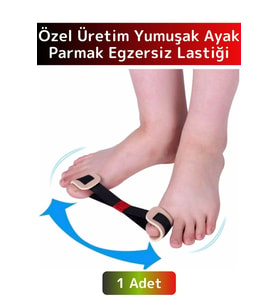 Premium Ortopedik Ekstra Yumuşak Rahat Bunyon Ayak Baş Parmak Egzersiz Fizyoterapi Direnç Lastiği
