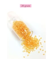 Kesme Cam Boncuk 2mm - 20 Gram - Şeffaf Açık Sarı -BNC335