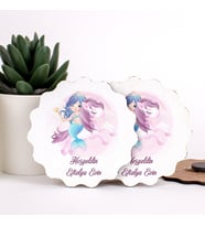 Kız Bebek Ahşap Magnet