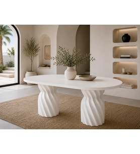 180 LİK BURGU OVAL MASA