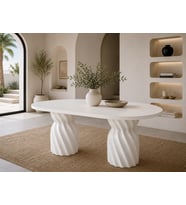 180 LİK BURGU OVAL MASA