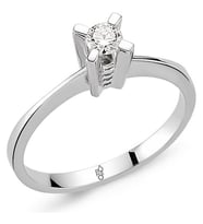 Romeo Pırlanta 0.14 Ct Tektaş Yüzük RM-10003 (Çok Renkli)