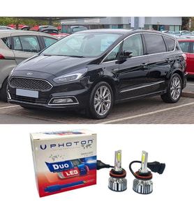 Ford Smax Led Xenon Kısa Far Ampulü H7 Duo Yeni Seri Beyaz