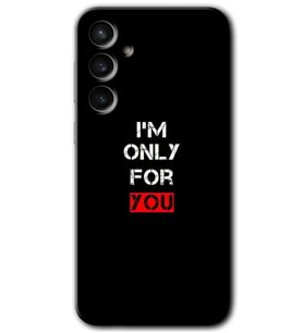 Galaxy S23 FE Kılıf HD Desen Baskılı Arka Kapak - For You