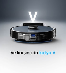 Şımart katya V Akıllı Robot Süpürge 15000Pa Güçlü Emiş Gücü 6400mAh Yüksek Batarya