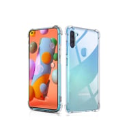 Samsung Galaxy M11 Şeffaf Tank Silikon Kapak