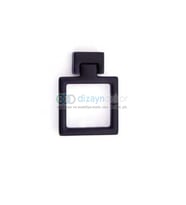 Mat Siyah Sallantılı Kulp 16 Mm