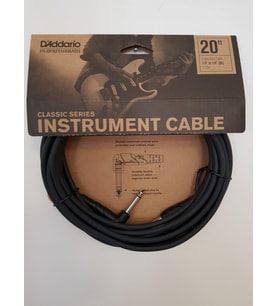 Planet Waves PWCGTRA20 Gitar Kablosu Cable Right Angle (6 Metre)  Korozyona Dayanıklı - Saf Sinyal - L Açılı