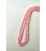 SERTİFİKALI 4 MM PEMBE KUVARS DOĞALTAŞ DİZİ