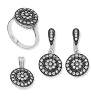 Gümüş Elmas Modeli Bayan Set (Standart)