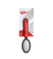 Natura Kedi Köpek Oval Fırça MK328 Small, Tüy Bakım ve Masaj Fırçası, Kısa Orta Uzun Tüylüler İçin