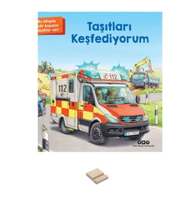 0-5 Yaş Taşıtları Keşfediyorum Açılır Kapanır Kapaklı Kitap + Telefon Standı