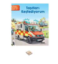 0-5 Yaş Taşıtları Keşfediyorum Açılır Kapanır Kapaklı Kitap + Telefon Standı