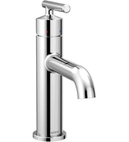 Moen Gibson Krom Tek Kolu Tek Delikli Modern Banyo Lavabo Bataryası Opsiyonel Deckplate Ile, 6145 (Çok Renkli)