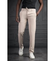 Beli Lastikli Ve İplikli Likralı Slimfit Yazlık Kumaş Jogger Pantolon