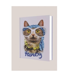 Deffter Modern Animals Fancy Sert Kapak Çizgili Defter 64595-4