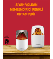Alev Efektli Ultrasonik Difüzör – Sessiz Çalışma - Lisinya