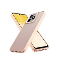 Newface Realme C53 Kılıf Elegant Kapak - Pudra