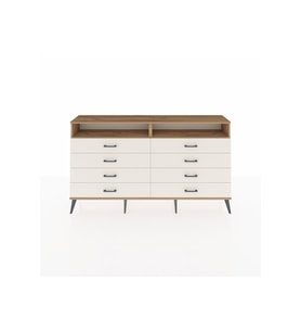 Arges Konsol 2 Raflı 8 Çekmeceli  176x30x99 Çam-Çam/Aytaşı
