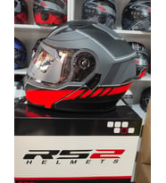 RS2 Çene Açılır Güneş Vizörlü Kask (Turuncu)