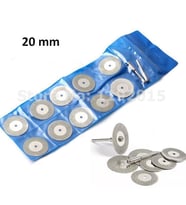 Dremel İçin Mini Elmas Taşlama Kesme Tekerlek Disk Testere 10 Adet 20 mm 