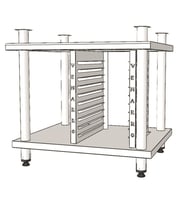 Venarro DEF-K10A 10’lu Konveksiyonlu Fırın Alt Stand 10 GN - 1/1