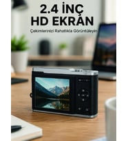 4k Video Kayıtlı 48 Mp Dijital Fotoğraf Makinesi Otomatik Odaklama