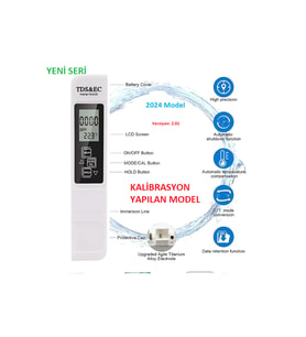 Ec/ppm Metre Tds Ölçer-su Kalitesi Ölçer VERSİYON 2.01 KALİBRASYON AYARLI