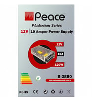 Peace B2880 Metal Adaptör 12V 10A Silver (Gri)