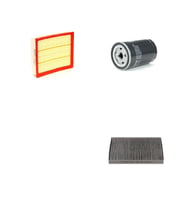 Bosch Filtre Bakım Seti Volkswagen Passat 1.6 Benzin 2001-2005 Hava + Yağ f. + Polen Filtre Sardes