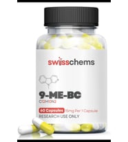 SwissChems  9-Me-BC (9mbc), (15mg/capsule) 60 Capsules.Orj Usa Firma Ürünü.3992 (Renksiz)