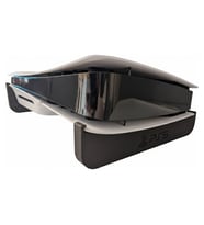 PS5 Slim Disk Sürücülü Yatay Stand – Logolu Masaüstü Konsol Altlığı