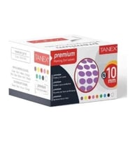 Tanex Nokta Etiket 10Mm 1cm 5000Li Mor - 2 adet