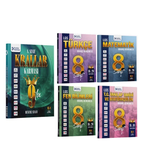 Krallar Karması 8. Sınıf LGS Deneme Seti 5 Kitap