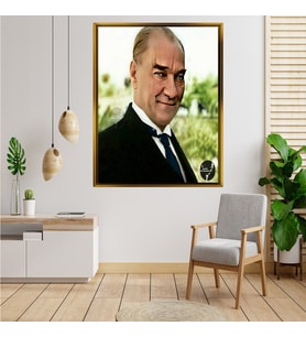 ÇERÇEVELİ ATATÜRK TABLO S562