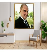 ÇERÇEVELİ ATATÜRK TABLO S562