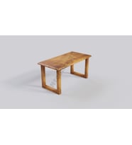 Ntconcept Ofis Açık Ceviz Masif Ahşap Çalışma Masası(75cm-100cm)