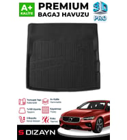 S-Dizayn Volvo S60 3D Pro Bagaj Havuzu 2018 Üzeri A+ Kalite