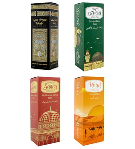 Kabe Örtüsü Kokusu Mescidi Aksa Kokusu Kubbetül Sahra kokusu Ve Uhud Kokusu Sprey 400 Ml.