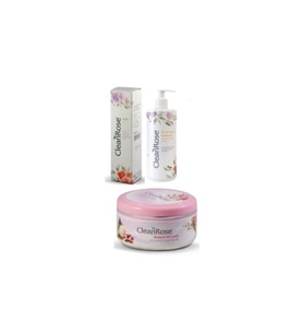 Clean Rose Gül Özlü El Ve Vücut Losyonu 400 Ml +Tonik 150 Ml + besleyici Gül Kremi 125ml Seti