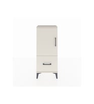 Arges Komodin 2 Raflı Tek Çekmeceli Tek Kapaklı 44x30x106 Aytaşı-Aytaşı