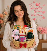 Anneler Günü Hediyesi Anneler Gününe Özel Premium Hediye Sepeti (10 ürün)