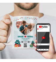 Kişiye Özel Bizim Yılımız Olsun Ses İzi Kupa Bardak