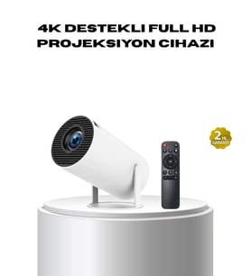 Northcity 130 Inç 4K Destekli Full HD Projeksiyon Cihazı - Ev Sineması Deneyimi