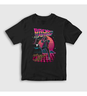 Presmono Unisex Çocuk Siyah Watch Film Geleceğe Dönüş Back To The Future T-Shirt 243681tt
