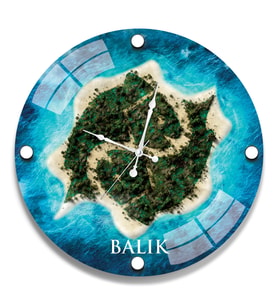 Balık Cam Saat - 40 cm